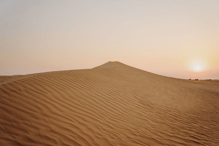 Sand dune in the desert