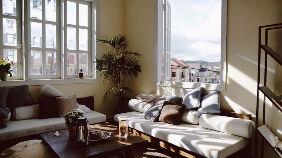 Chairs and table at home