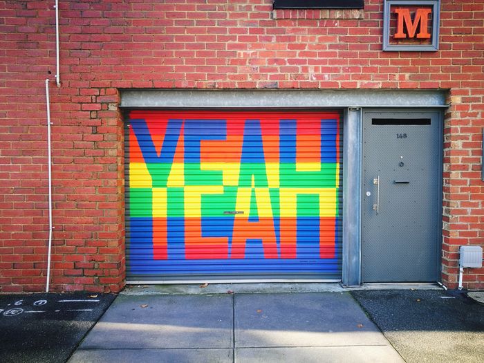 Mural on wall of building