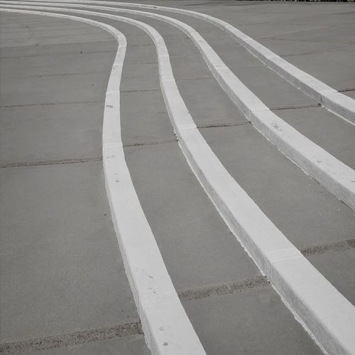 Street lights on road