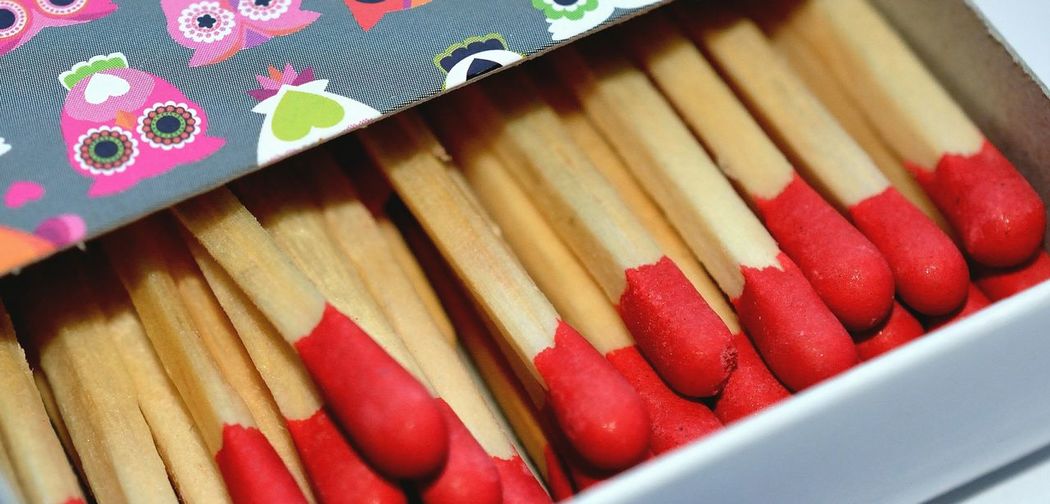 Close-up of matchbox