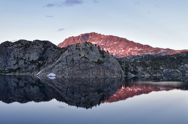Seneca lake in the wind river range, rocky mountains, wyoming titcomb basin elkhart park trailhead 