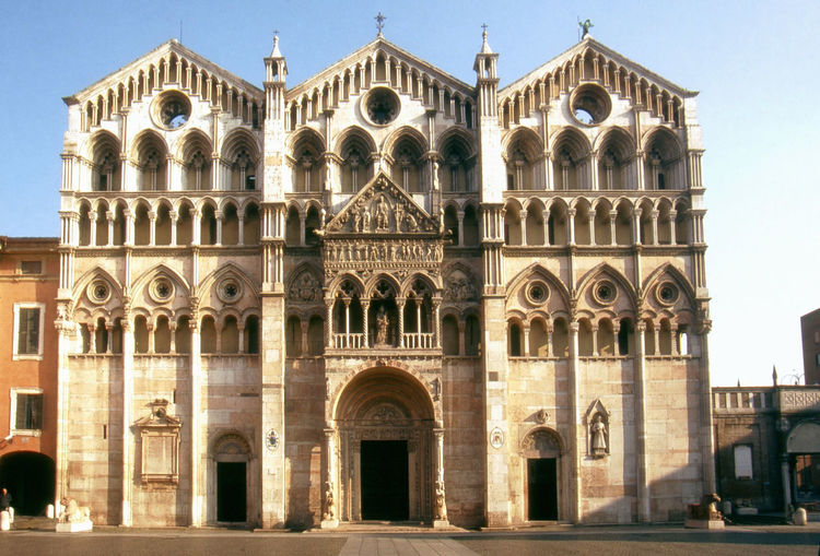 Facade of cathedral