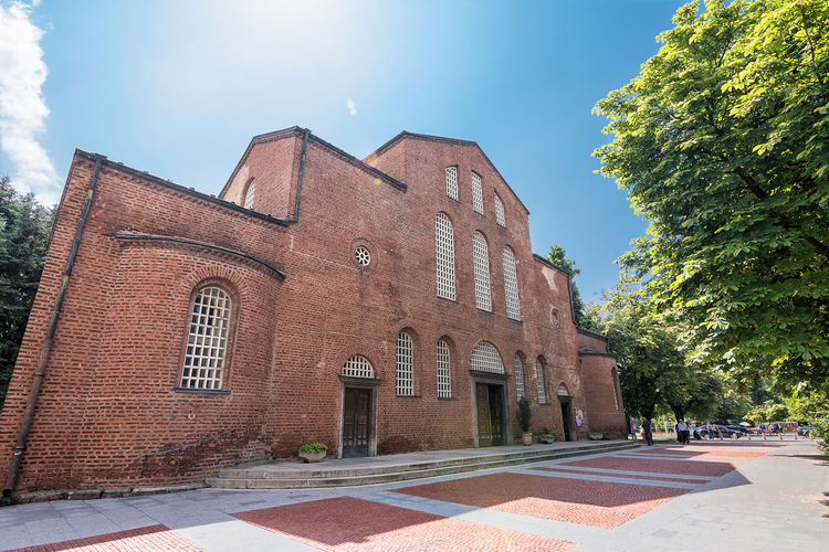 View of historic building against sky