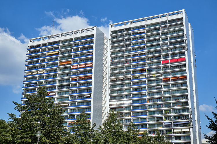 Typical subsidized housing seen in the former eastern part of berlin