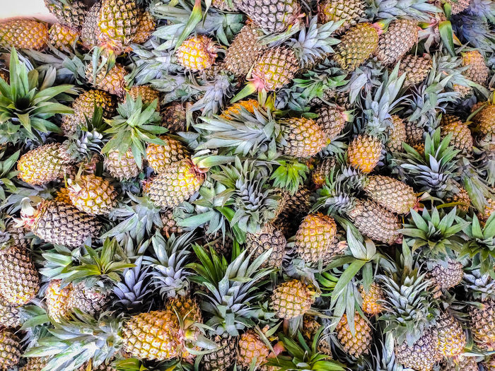 Full frame shot of fruits and plants at market