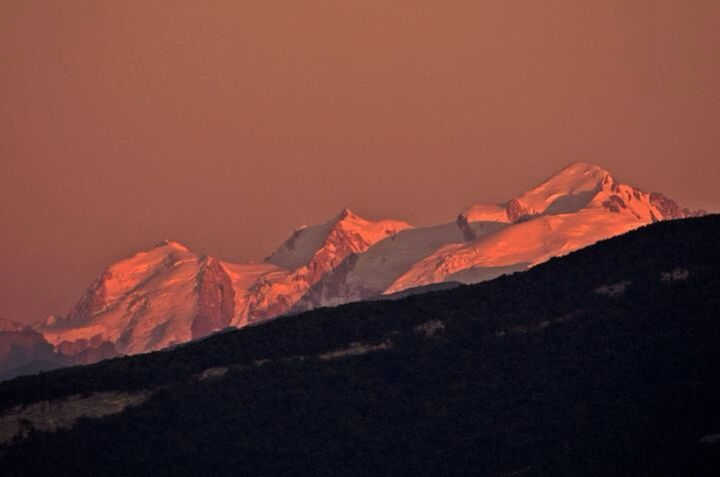 Scenic view of mountains
