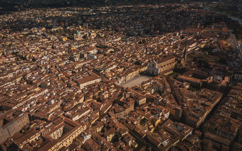 Aerial view of a city