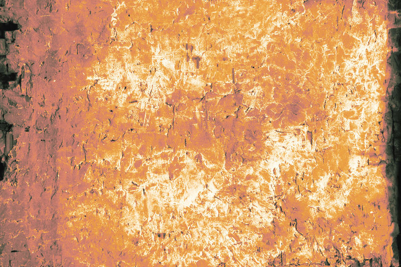 Detail shot of orange wall
