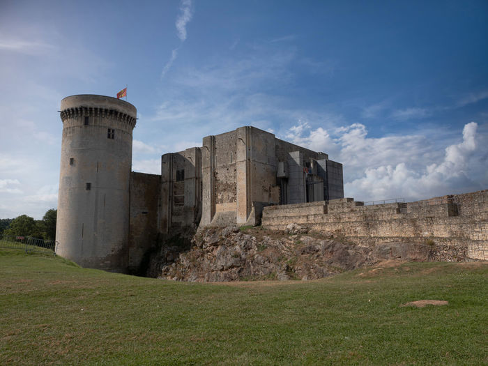 Castle dungeons chateau, calvados,  this medieval city was the birthplace of william the conqueror