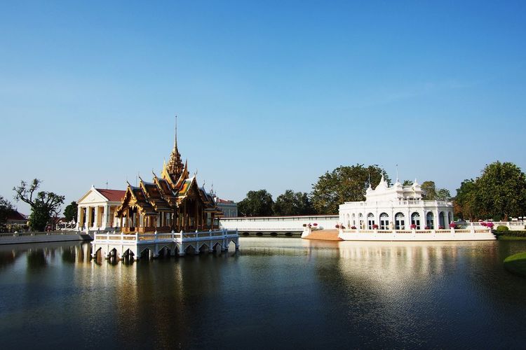 Historic building in bang pa in summer palace, thailand