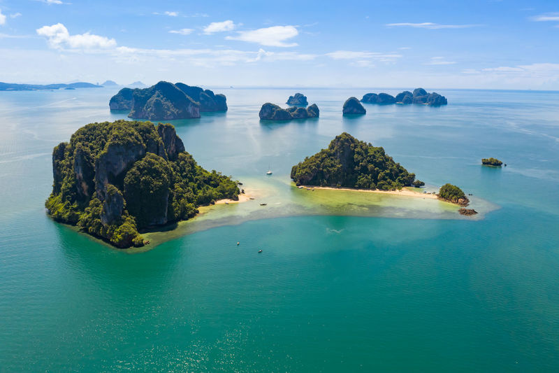 Panoramic view of sea krabi thailand 