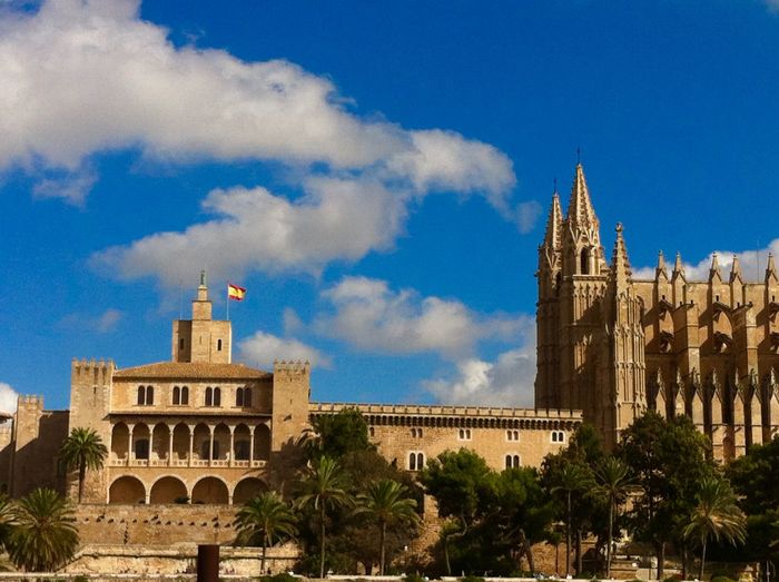 Palma cathedral against sky