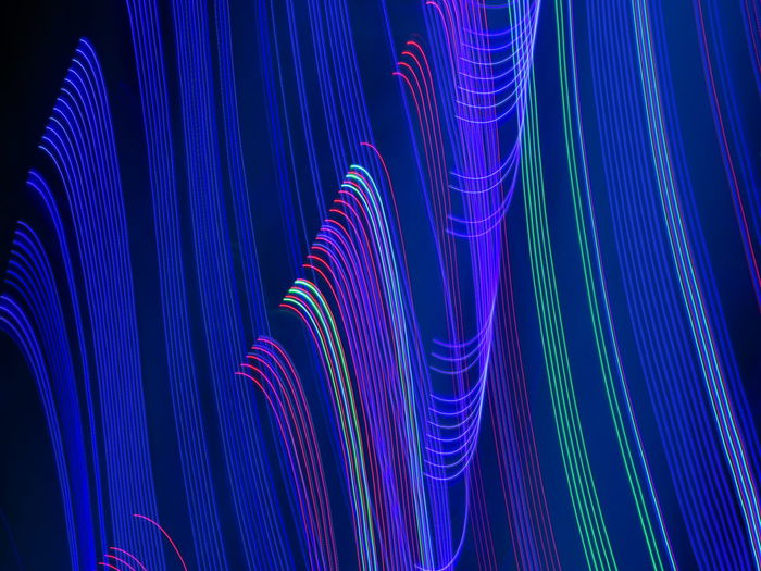 Full frame shot of multi colored light pattern