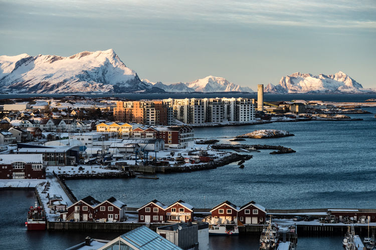 View of city at waterfront