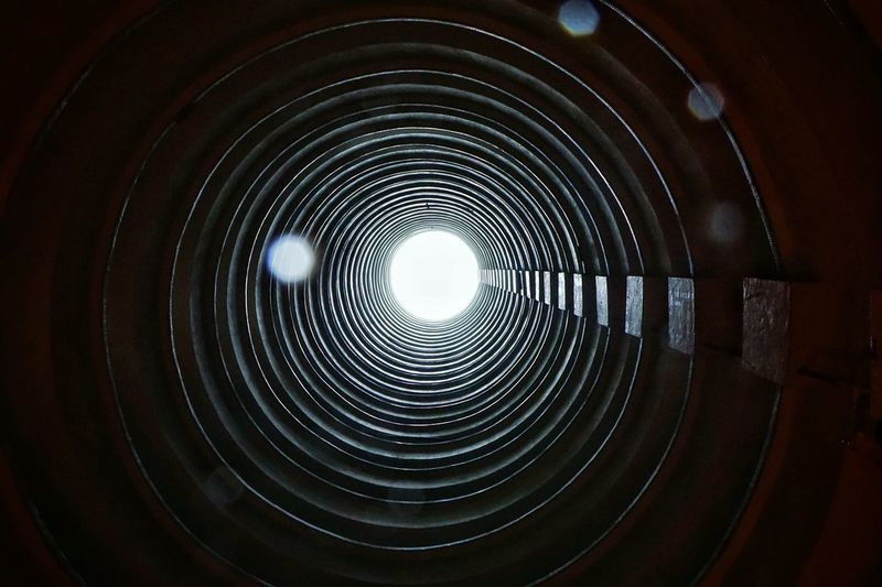 Low angle view of ceiling