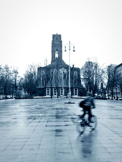 Woman walking in park