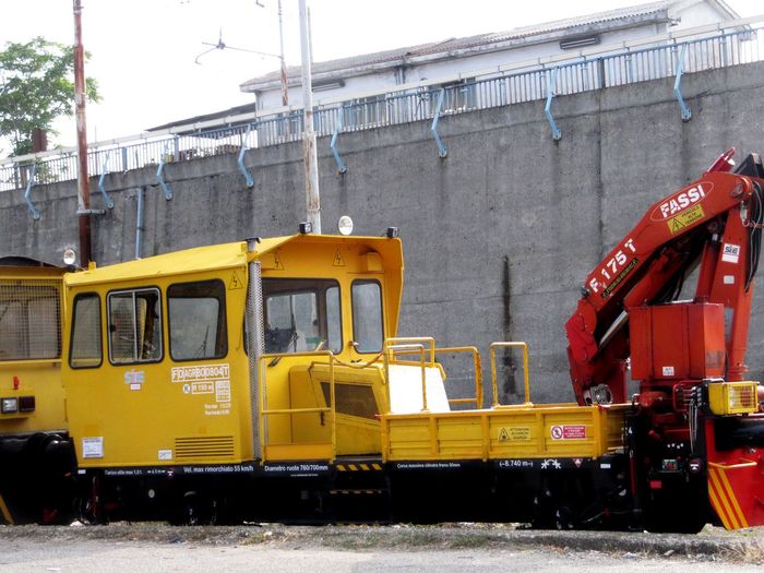 Train on railroad track