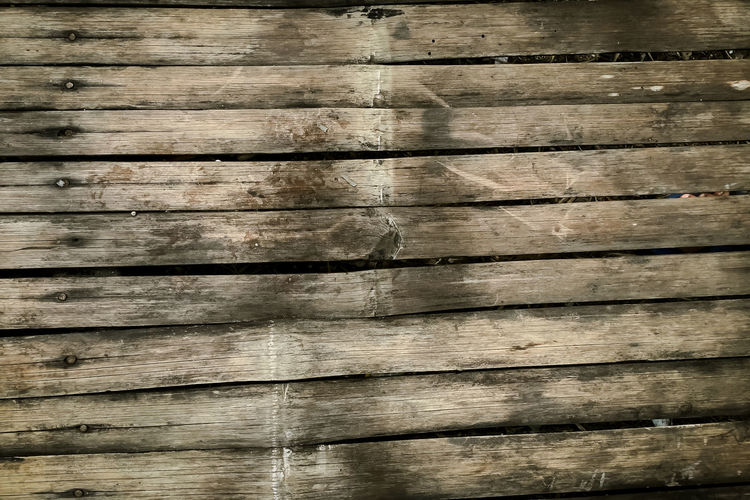 Full frame shot of old wooden plank