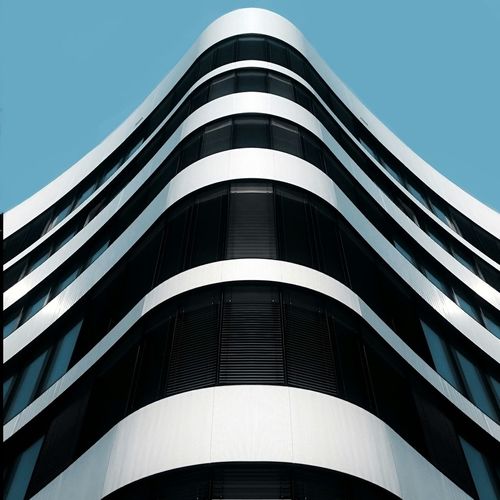 Low angle view of modern building