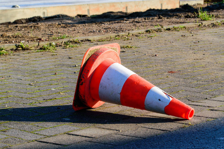 Pylons, also called warning cones or traffic cones, are used for short-term securing of danger spots