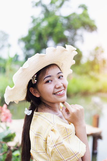 Portrait of a smiling girl