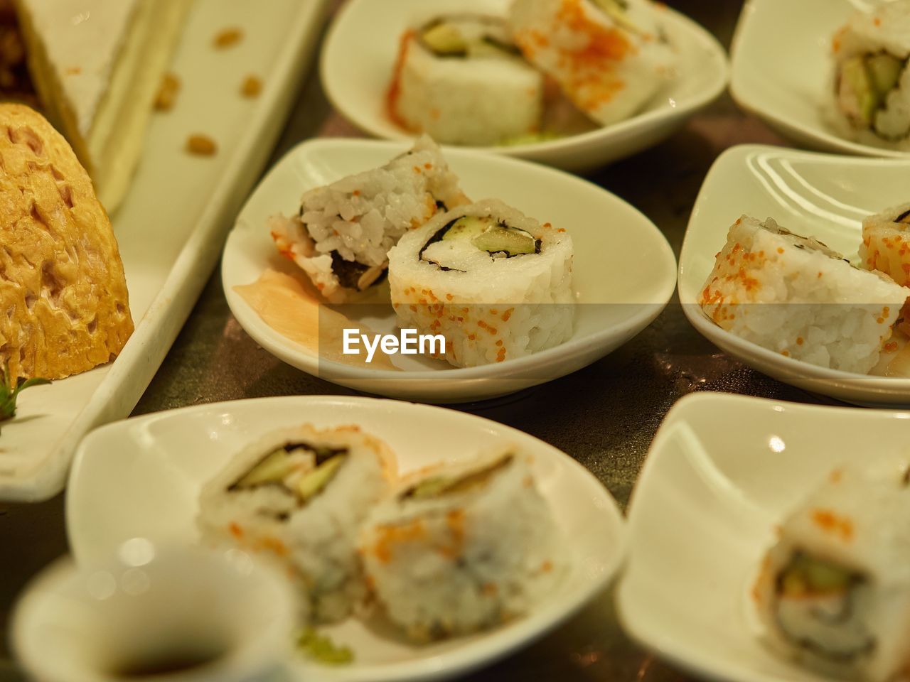CLOSE-UP OF SERVED FOOD
