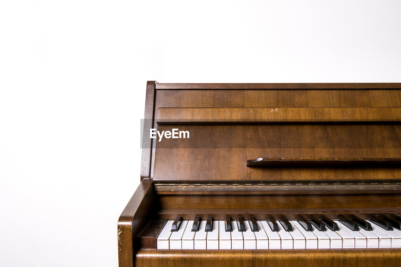 Old Piano In Front Of White Wall Arts Culture And On Eyeem