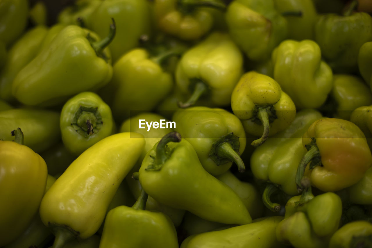 Green pepper. vegetables on market. pepper texture. healthy food. green pods.