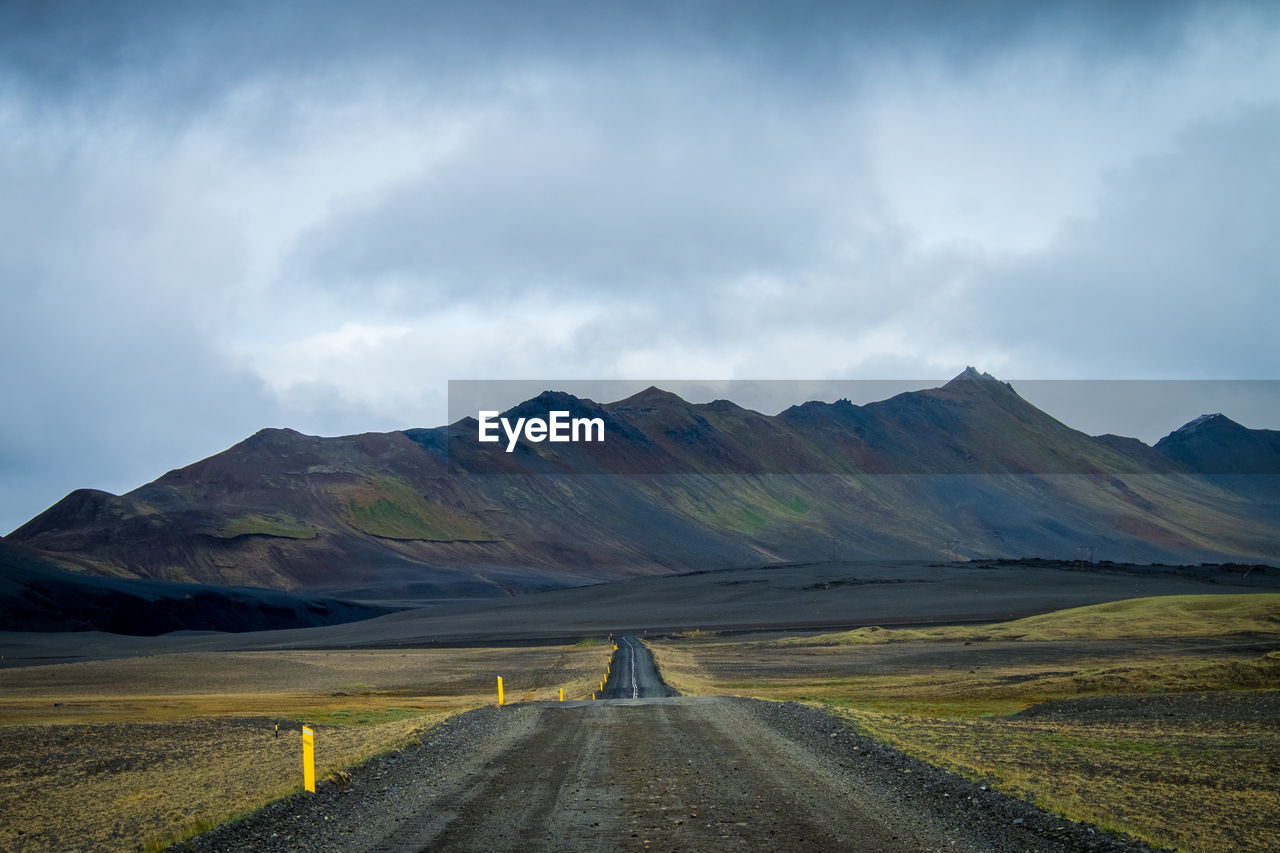 Road amidst landscape against sky