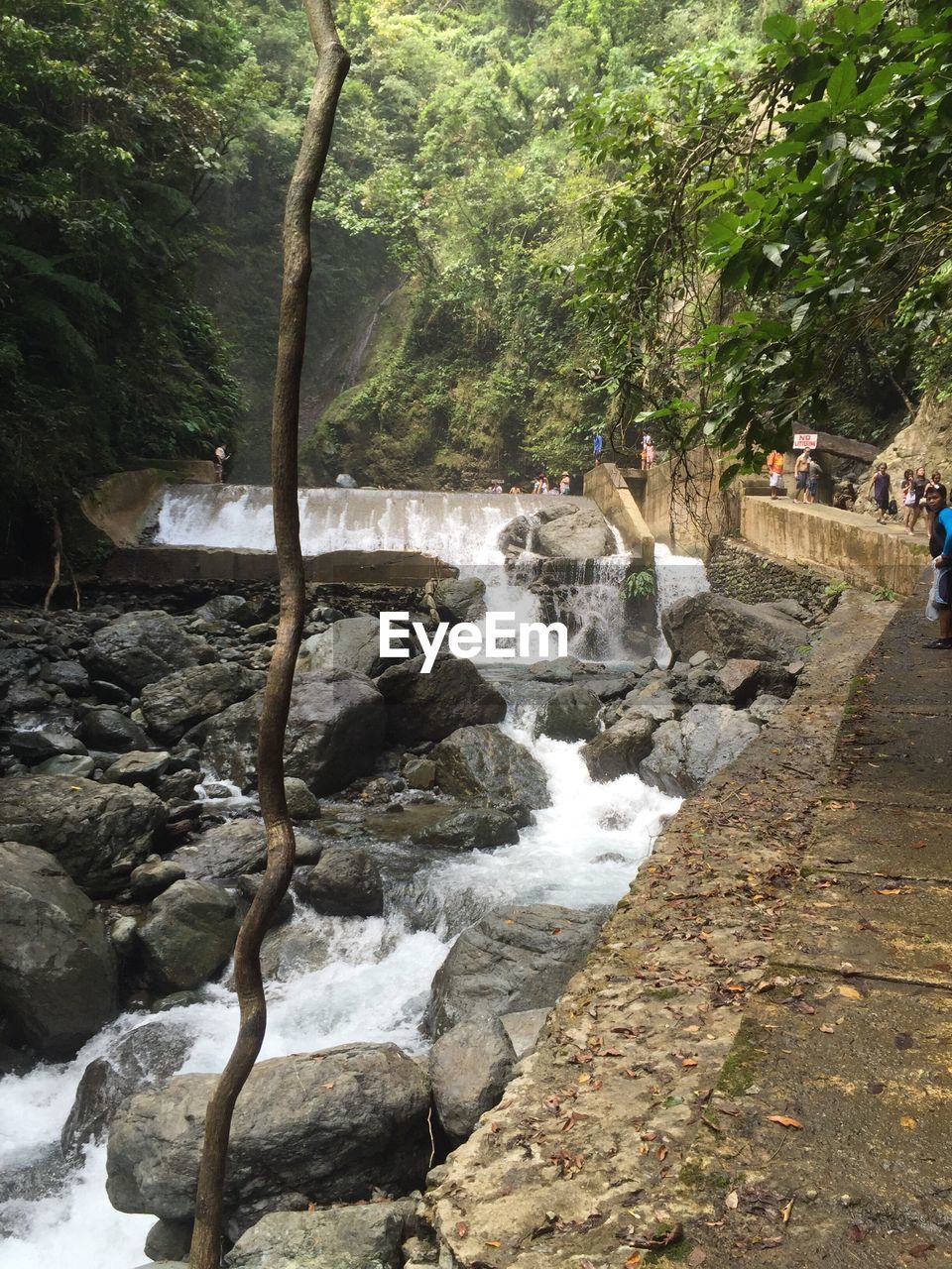 STREAM FLOWING THROUGH ROCKS