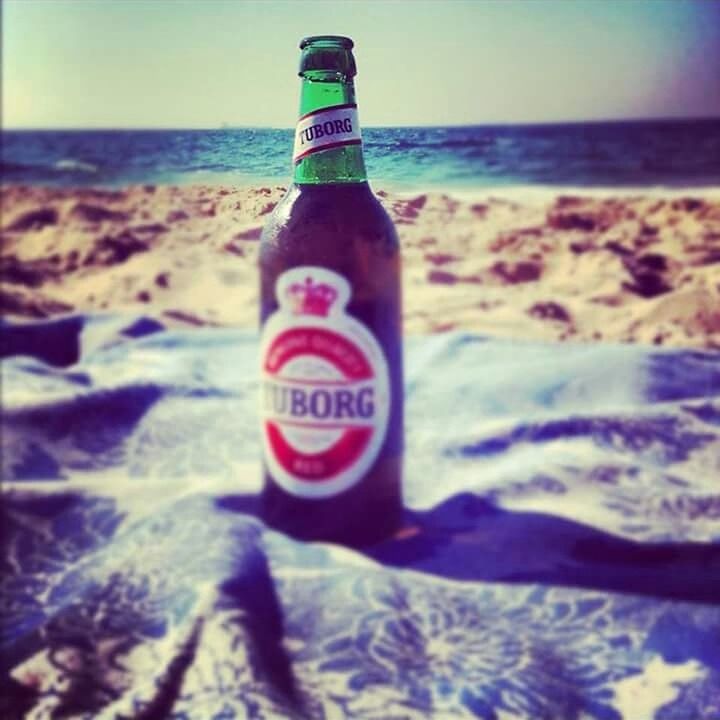 Tuborg Beer Beach Blanket Goodwibes Summertime Cool On Eyeem