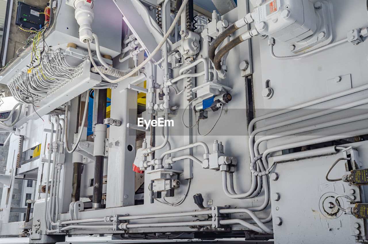 technology, industry, no people, equipment, complexity, indoors, electricity, electrical wiring, machine