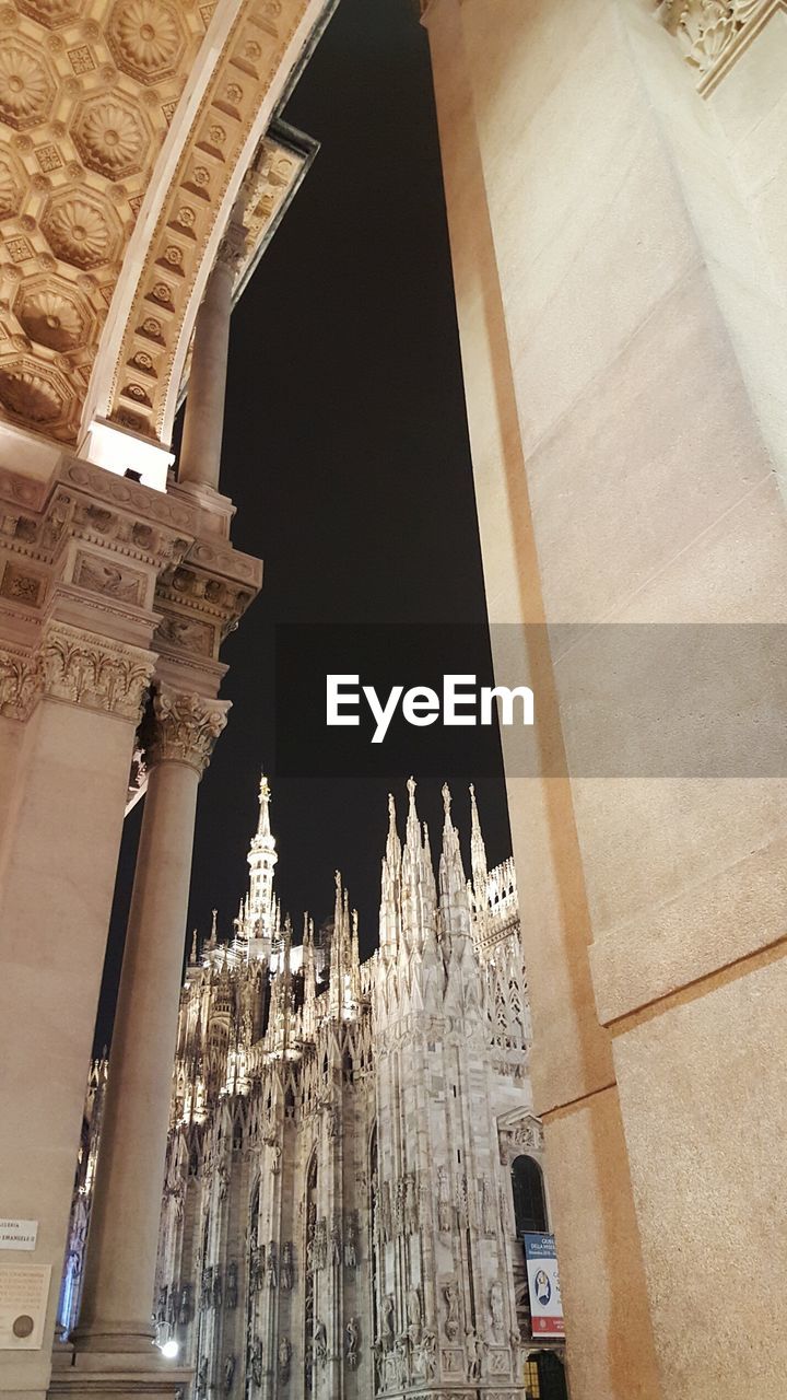 LOW ANGLE VIEW OF TEMPLE