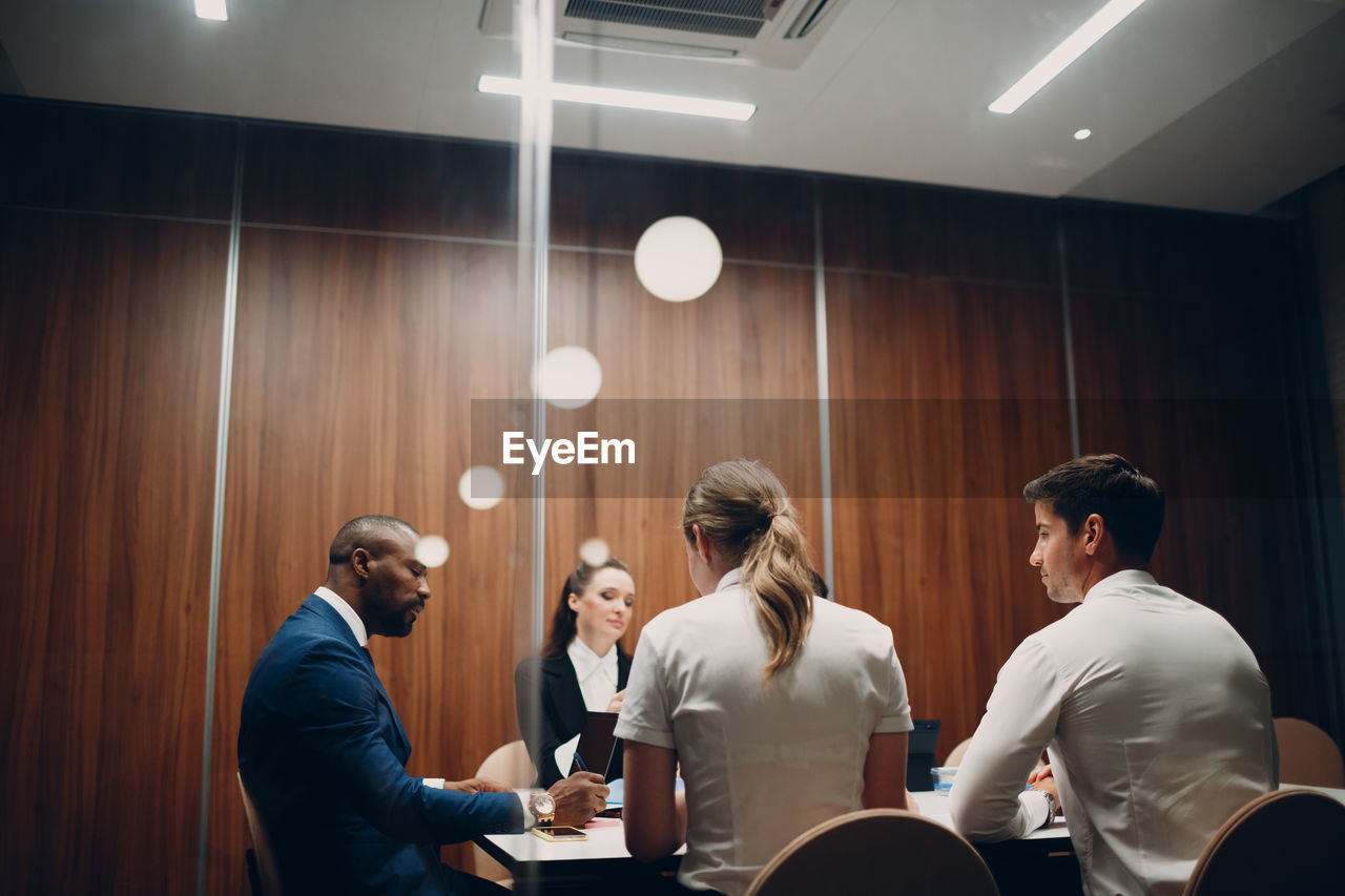 Business people in meeting