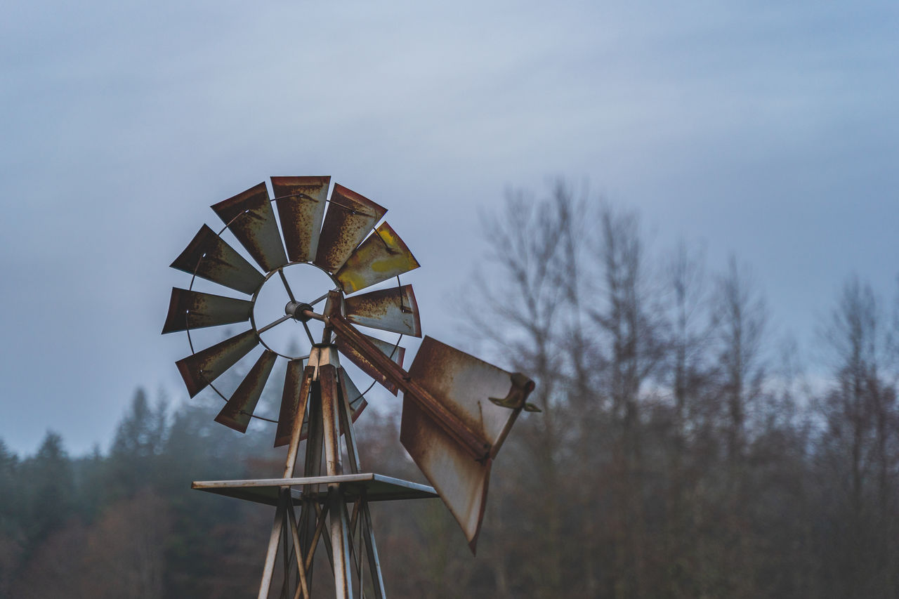 windmill, environmental conservation, renewable energy, alternative energy, mill, power generation, turbine, environment, wind power, wind turbine, sky, wind, nature, traditional windmill, rural scene, landscape, water wheel, no people, tree, outdoors, day, water pump, plant, environmental issues, technology, agriculture, land