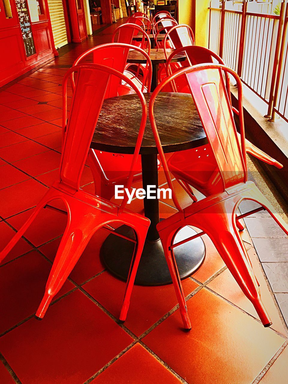 CLOSE UP OF CHAIRS