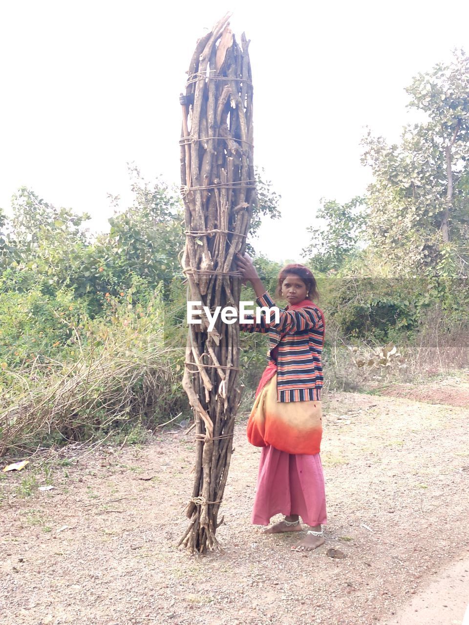 Indian woman rural poverty life, rural livelihood