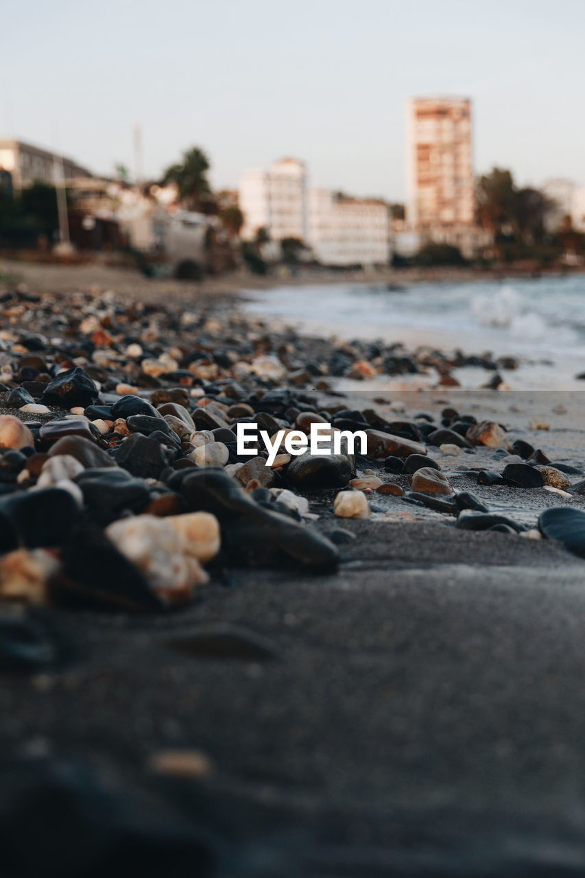 Rocks on beach