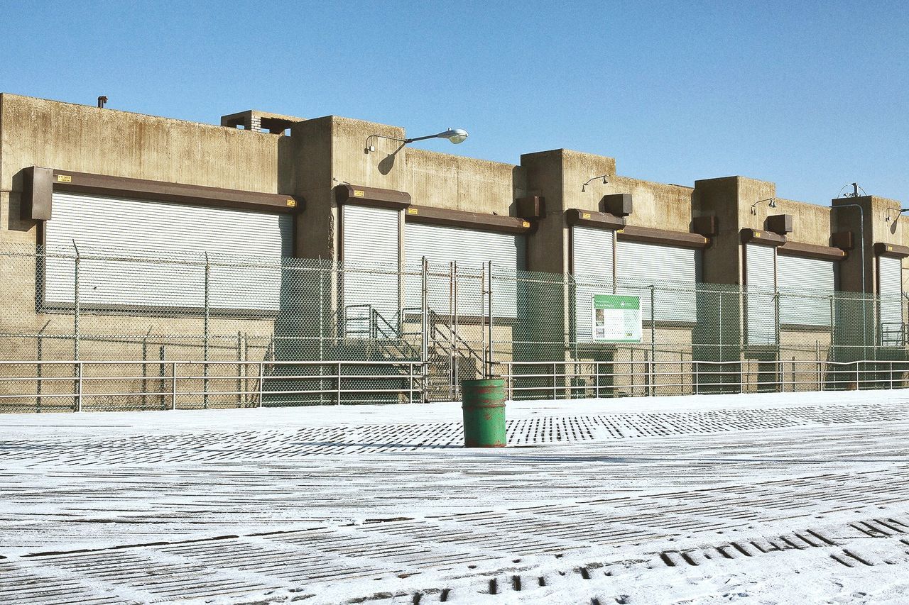 VIEW OF BUILT STRUCTURE AGAINST CLEAR SKY