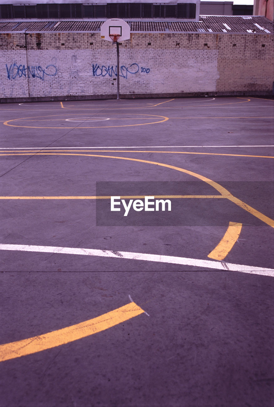 Empty Basketball Court Id 82942525