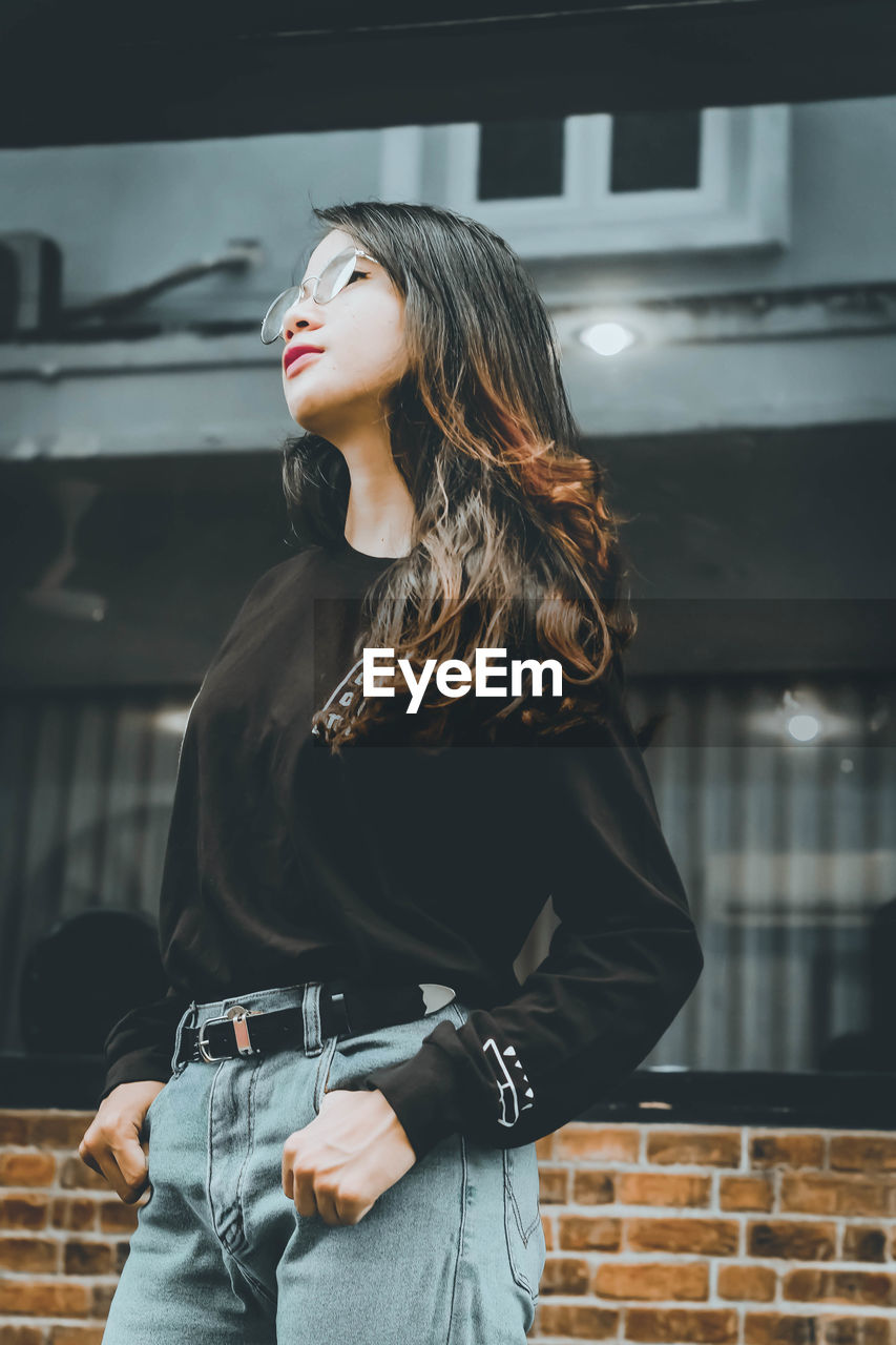Singer Medium Length Hair Singing Guitar Leather On Eyeem