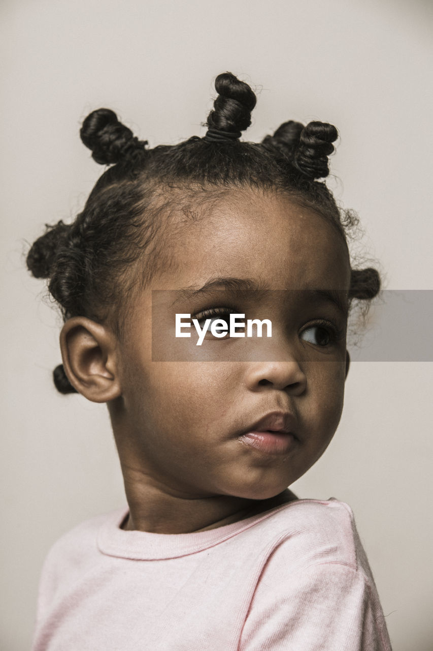 Close Up Young Girl With Cute Hairstyle On Eyeem
