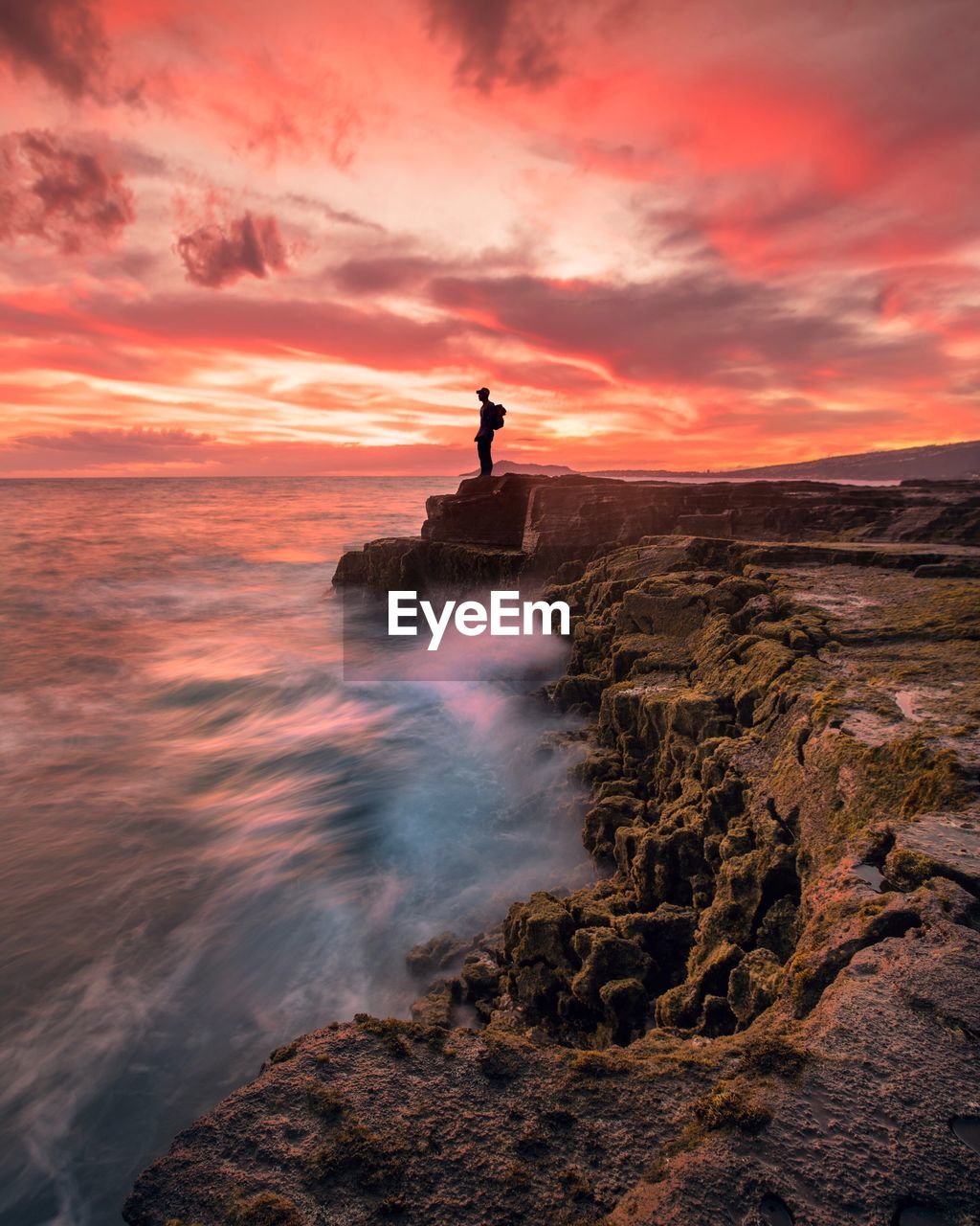 Sunset Cloud Sky Sea Beach Rock Object Eyeem