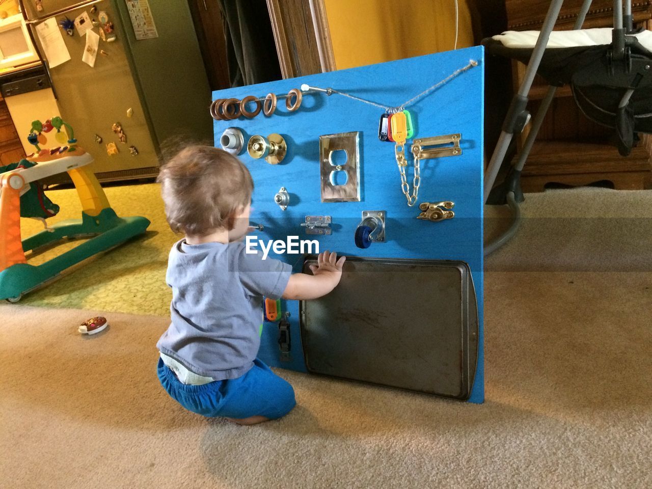 -homemade busy board- for busy little hands 