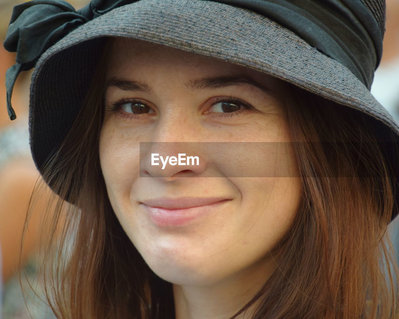 Smile Hat Portrait Beautiful Woman Young Women Eyeem