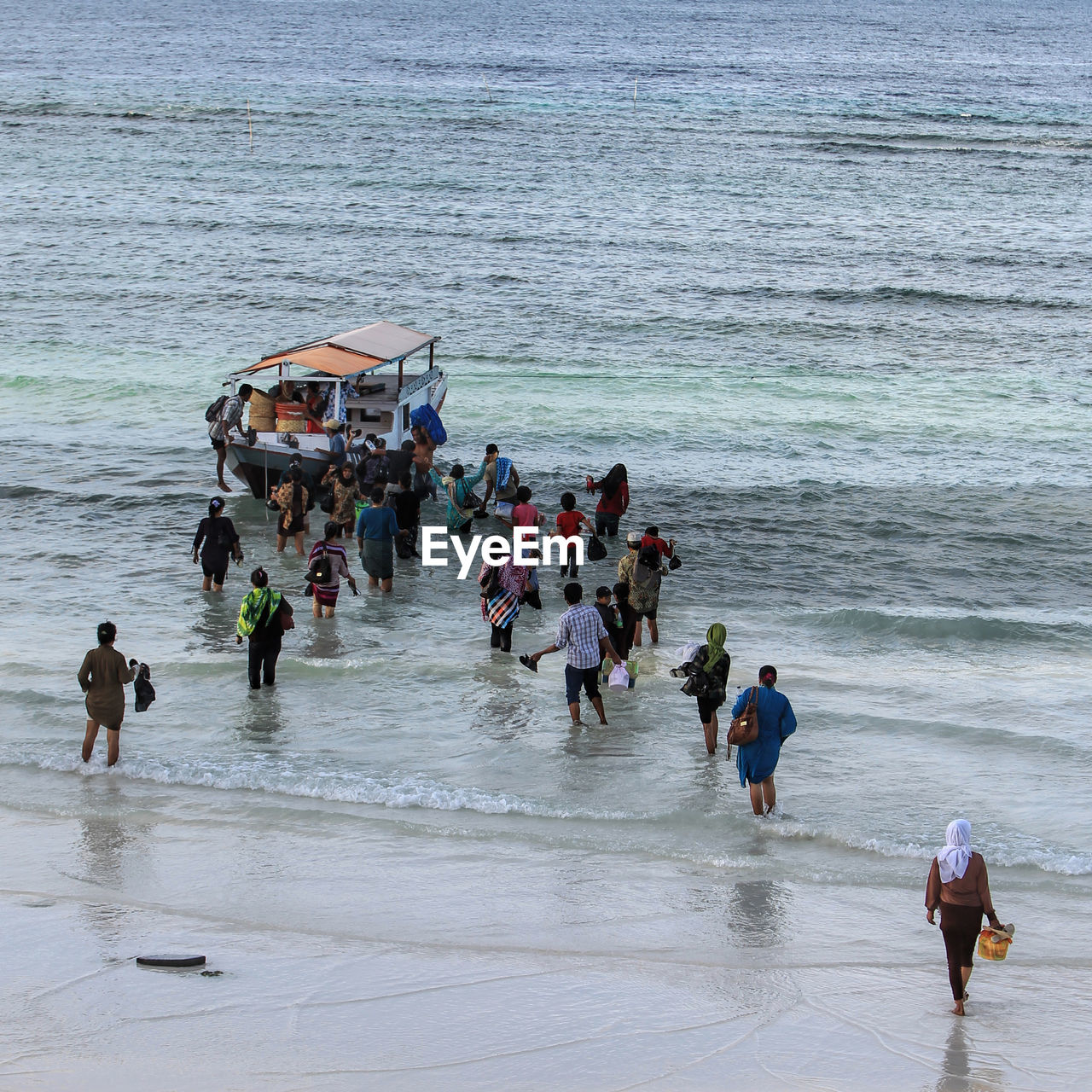 People at beach