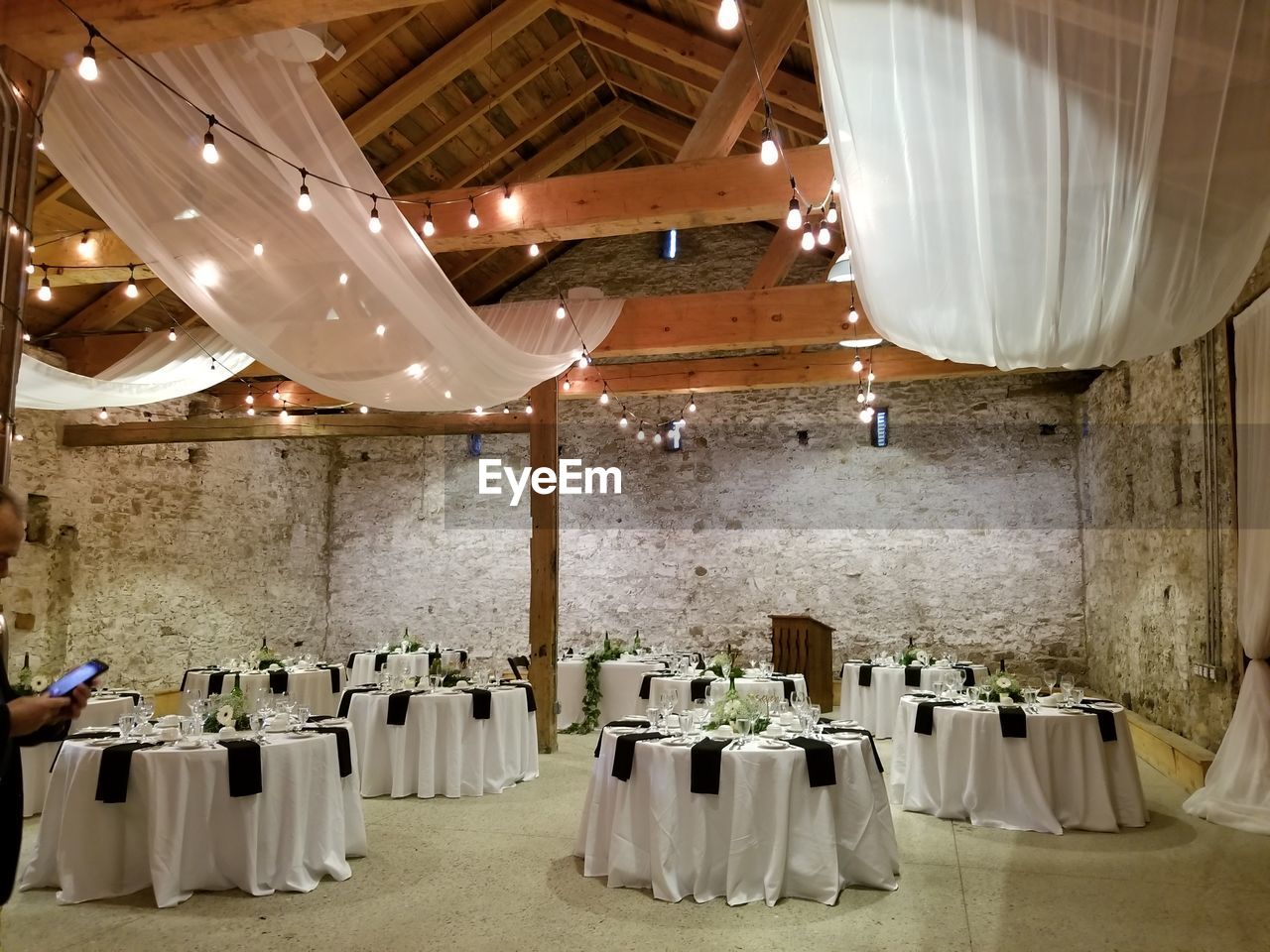 Wedding In A Barn Barn Wood Table Decoration On Eyeem