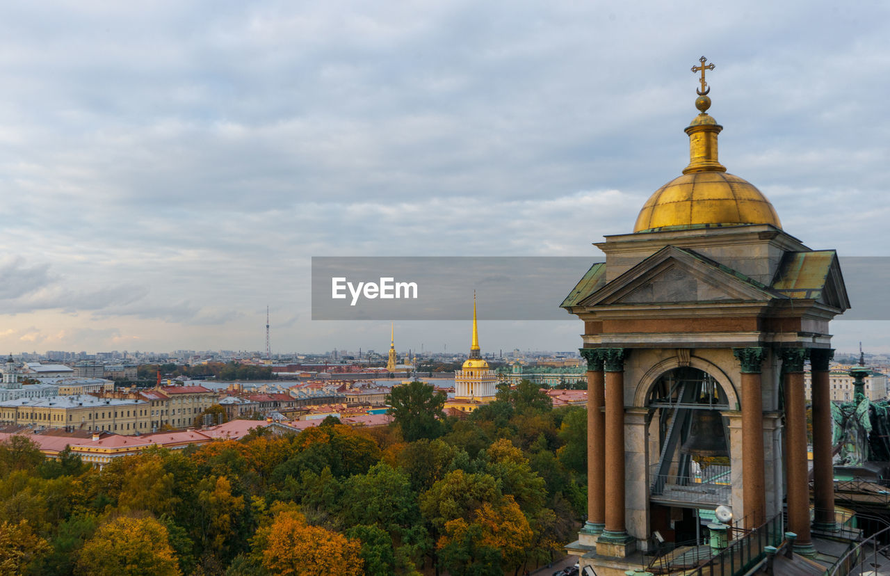 View from the colonnade of st. isaac's cathedral
