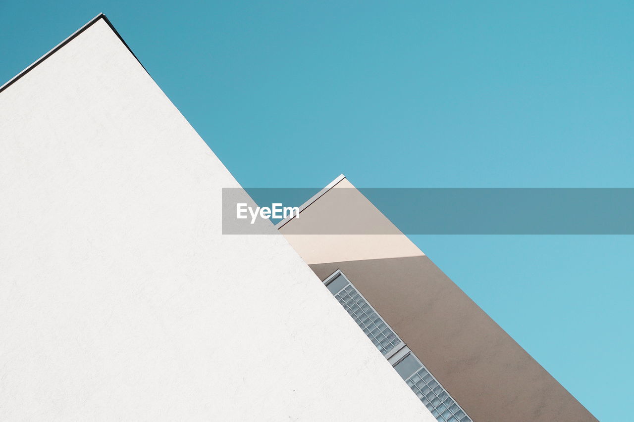Low angle view of built structure against sky
